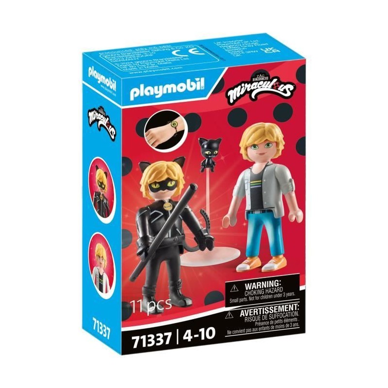 PLAYMOBIL 71337 Miraculous : Adrien & Chat Noir PLAYMOBIL 71337 Miraculous : Adrien & Chat Noir