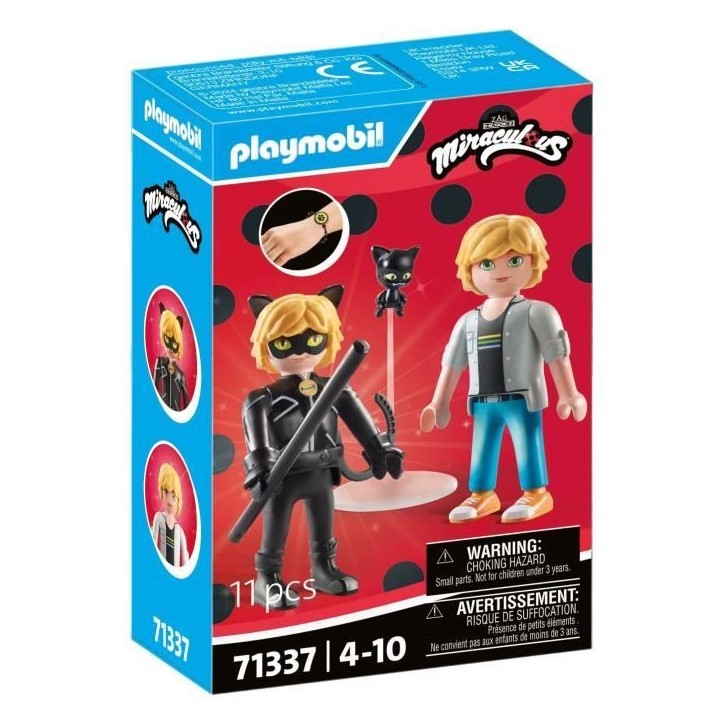 PLAYMOBIL 71337 Miraculous : Adrien & Chat Noir PLAYMOBIL 71337 Miraculous : Adrien & Chat Noir