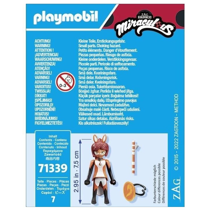 PLAYMOBIL 71339 Miraculous : Rena Rouge PLAYMOBIL 71339 Miraculous : Rena Rouge