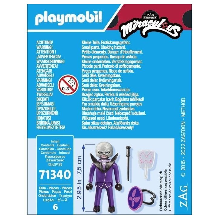PLAYMOBIL 71340 Miraculous : Papillon PLAYMOBIL 71340 Miraculous : Papillon
