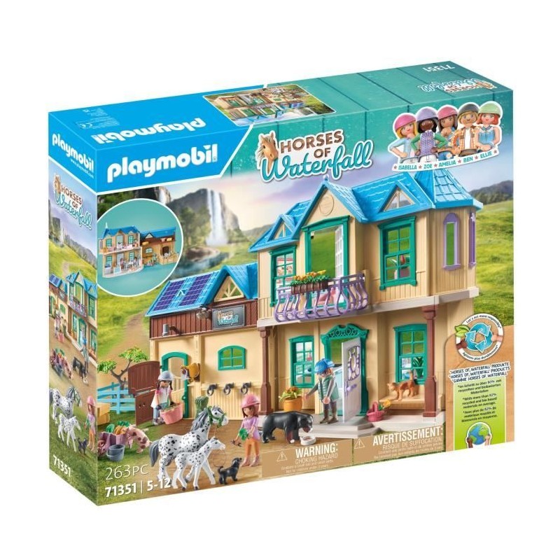 PLAYMOBIL 71351 Ranch de la cascade - Horses of Waterfall - 264 pieces PLAYMOBIL 71351 Ranch de la cascade - Horses of Waterfall - 264 pieces