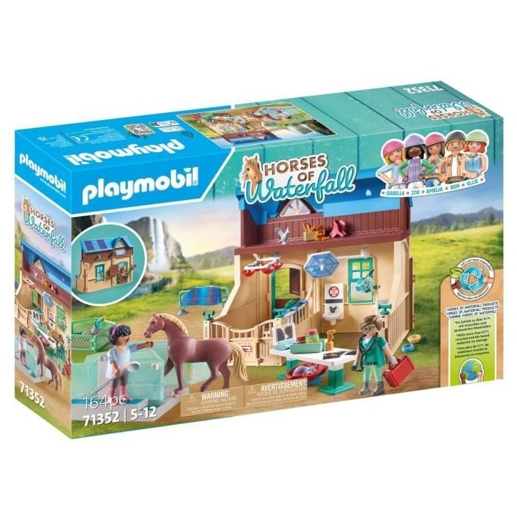 PLAYMOBIL 71352 - Vétérinaire et centre de thérapie - Horses of Waterfall - Pour enfants des 5 ans PLAYMOBIL 71352 - Vétérinaire et centre de thérapie - Horses of Waterfall - Pour enfants des 5 ans