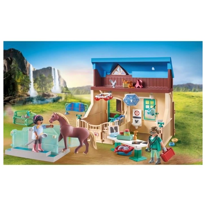 PLAYMOBIL 71352 - Vétérinaire et centre de thérapie - Horses of Waterfall - Pour enfants des 5 ans PLAYMOBIL 71352 - Vétérinaire et centre de thérapie - Horses of Waterfall - Pour enfants des 5 ans