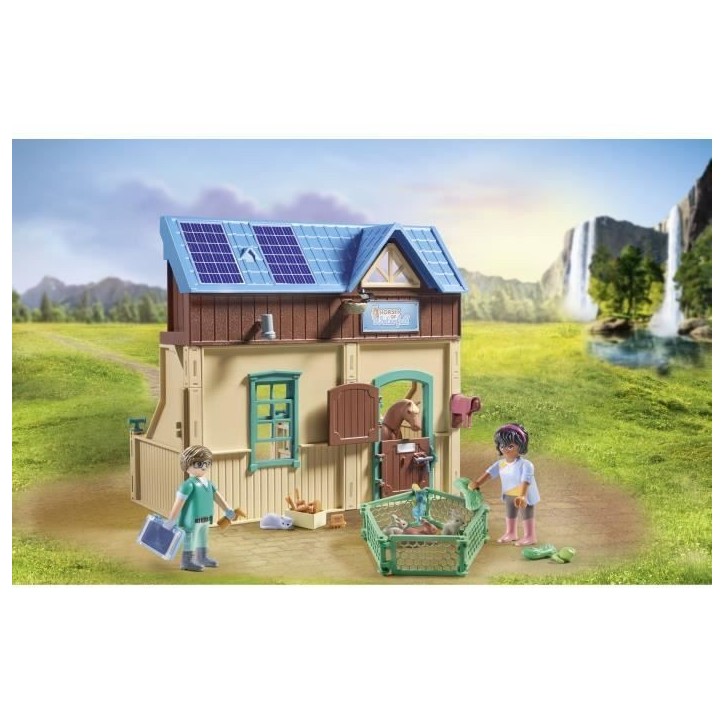 PLAYMOBIL 71352 - Vétérinaire et centre de thérapie - Horses of Waterfall - Pour enfants des 5 ans PLAYMOBIL 71352 - Vétérinaire et centre de thérapie - Horses of Waterfall - Pour enfants des 5 ans