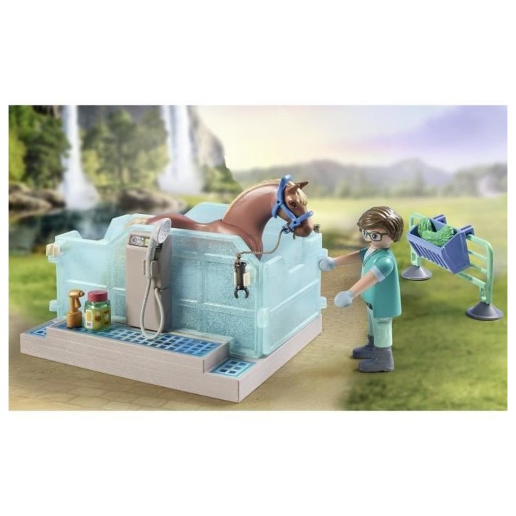 PLAYMOBIL 71352 - Vétérinaire et centre de thérapie - Horses of Waterfall - Pour enfants des 5 ans PLAYMOBIL 71352 - Vétérinaire et centre de thérapie - Horses of Waterfall - Pour enfants des 5 ans