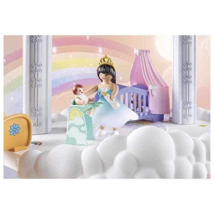 PLAYMOBIL 71360 Nurserie dans les nuages, Princess Magic, 63 pieces, Des 4 ans