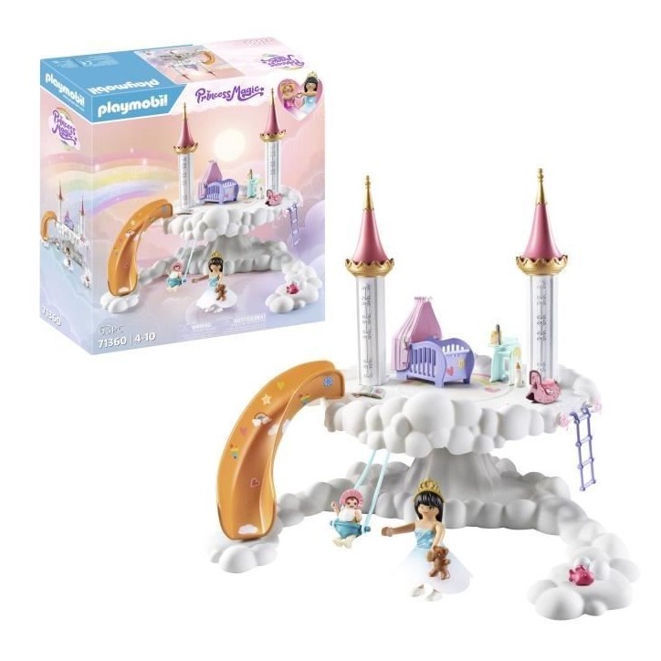 PLAYMOBIL 71360 Nurserie dans les nuages, Princess Magic, 63 pieces, Des 4 ans