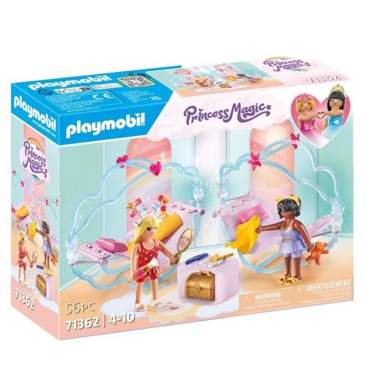 PLAYMOBIL Princess Magic - Chambre de princesses avec 2 lits a bascule - Des 4 ans PLAYMOBIL Princess Magic - Chambre de princesses avec 2 lits a bascule - Des 4 ans