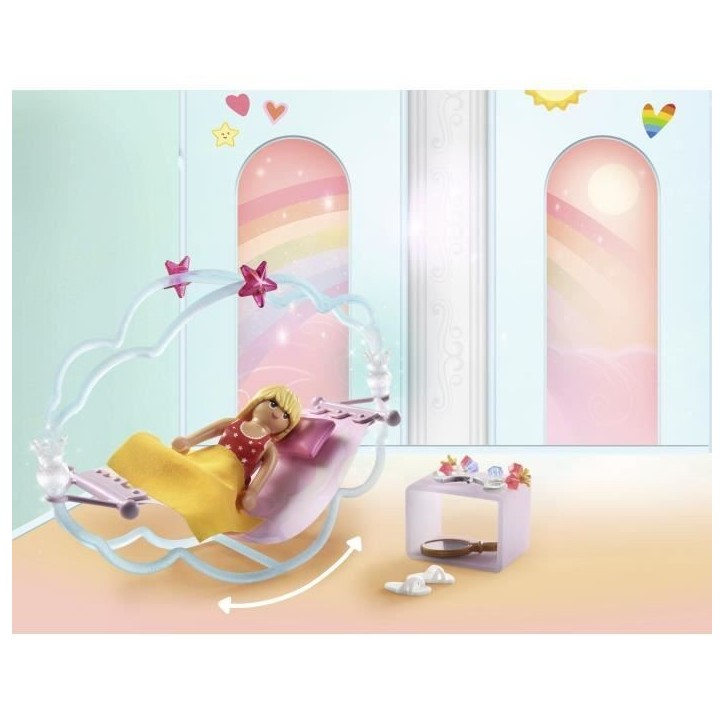 PLAYMOBIL Princess Magic - Chambre de princesses avec 2 lits a bascule - Des 4 ans PLAYMOBIL Princess Magic - Chambre de princesses avec 2 lits a bascule - Des 4 ans