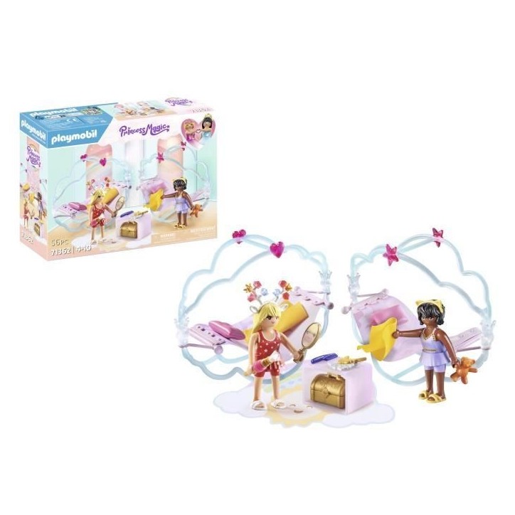 PLAYMOBIL Princess Magic - Chambre de princesses avec 2 lits a bascule - Des 4 ans PLAYMOBIL Princess Magic - Chambre de princesses avec 2 lits a bascule - Des 4 ans