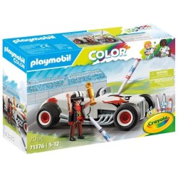 PLAYMOBIL Color 71376 Voiture de course, Crée de nouvelles histoires