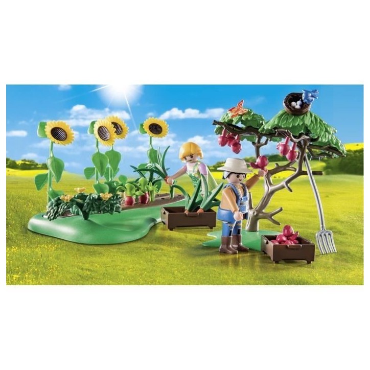 PLAYMOBIL 71380 Starter Pack Jardin potager, Country La vie a la ferme, Avec 2 personnages et accessoires, Des 4 ans PLAYMOBIL 71380 Starter Pack Jardin potager, Country La vie a la ferme, Avec 2 personnages et accessoires, Des 4 ans