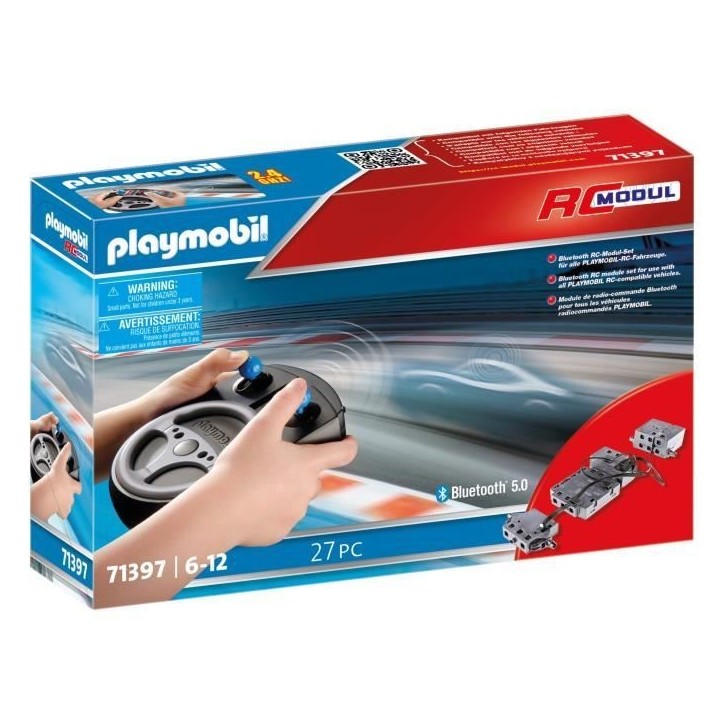 PLAYMOBIL 71397 Module RC radiocommande, Compatible avec de nombreux véhicules, Des 6 ans PLAYMOBIL 71397 Module RC radiocommande, Compatible avec de nombreux véhicules, Des 6 ans
