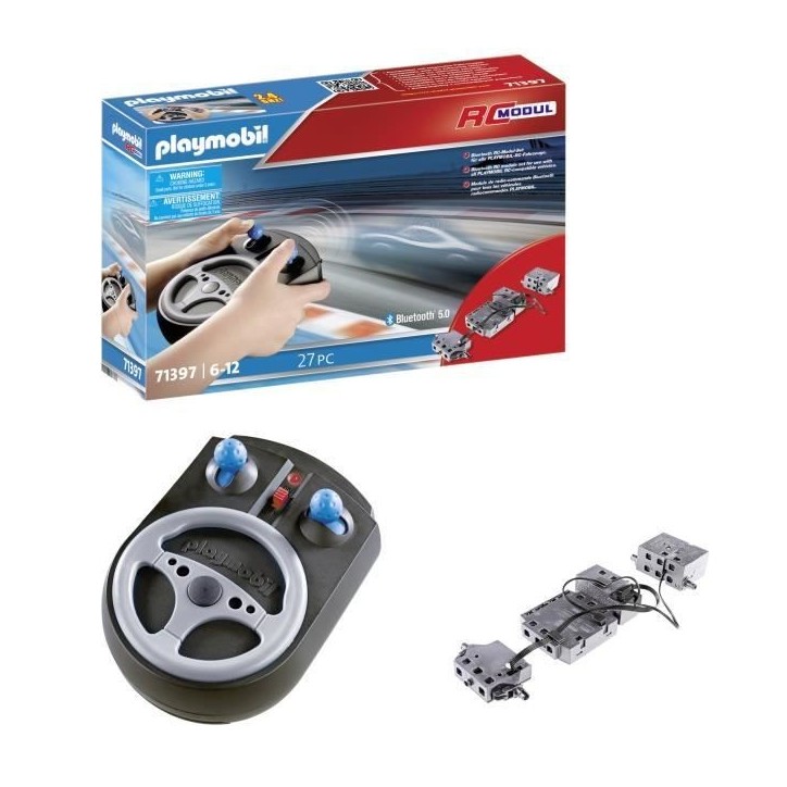 PLAYMOBIL 71397 Module RC radiocommande, Compatible avec de nombreux véhicules, Des 6 ans PLAYMOBIL 71397 Module RC radiocommande, Compatible avec de nombreux véhicules, Des 6 ans