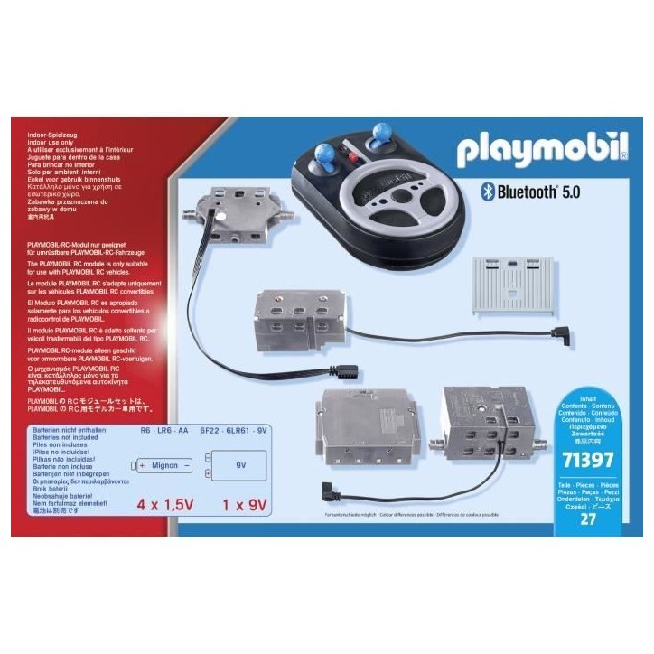 PLAYMOBIL 71397 Module RC radiocommande, Compatible avec de nombreux véhicules, Des 6 ans PLAYMOBIL 71397 Module RC radiocommande, Compatible avec de nombreux véhicules, Des 6 ans