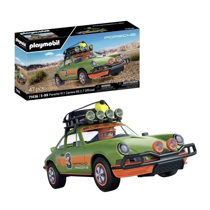 PLAYMOBIL 71436 Porsche 911 Carrera RS 2.7 Offroad Edition, Classic cars, Adulte, Voiture de collection PLAYMOBIL 71436 Porsche 911 Carrera RS 2.7 Offroad Edition, Classic cars, Adulte, Voiture de collection