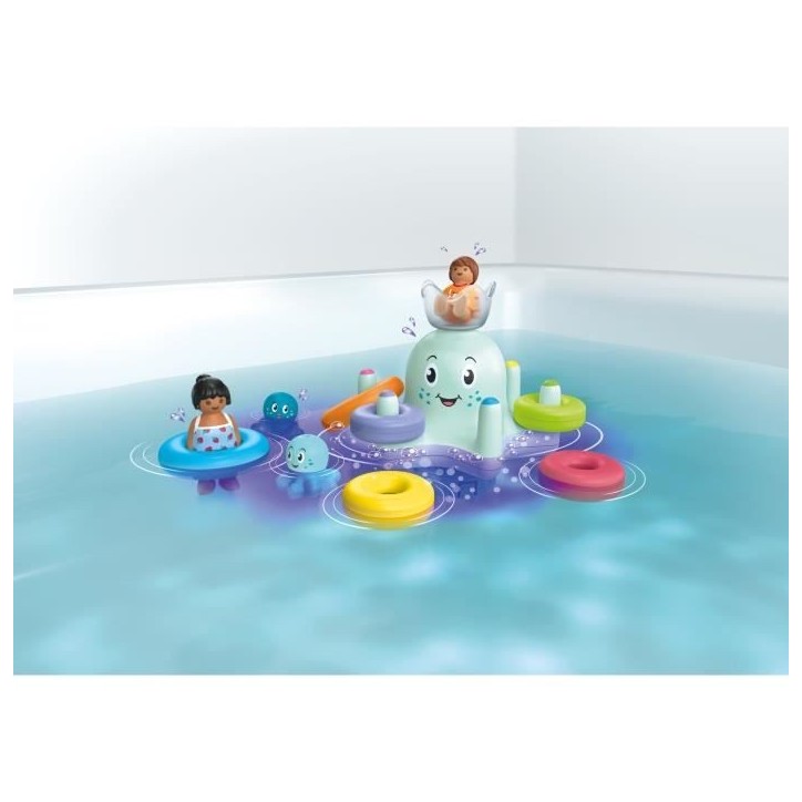 PLAYMOBIL Junior 71438 Manege pieuvre géante, Jouet pour le bain, Junior AQUA Tinti, 17 pieces, Des 12 mois PLAYMOBIL Junior 71438 Manege pieuvre géante, Jouet pour le bain, Junior AQUA Tinti, 17 pieces, Des 12 mois