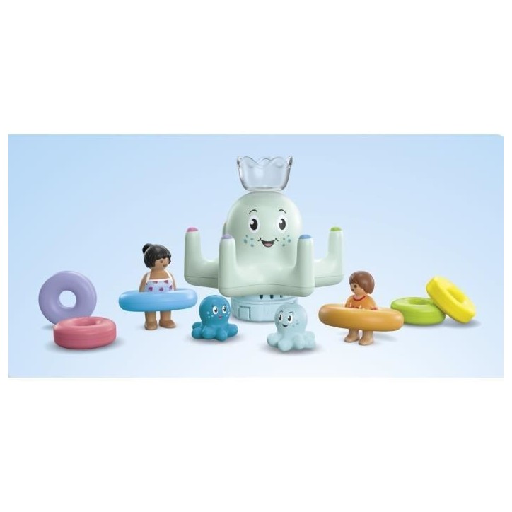 PLAYMOBIL Junior 71438 Manege pieuvre géante, Jouet pour le bain, Junior AQUA Tinti, 17 pieces, Des 12 mois PLAYMOBIL Junior 71438 Manege pieuvre géante, Jouet pour le bain, Junior AQUA Tinti, 17 pieces, Des 12 mois