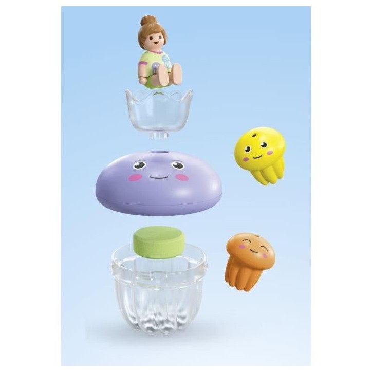 PLAYMOBIL Junior 71439 Famille de méduses, Junior AQUA Tinti, Jouet pour le bain, Des 12 mois PLAYMOBIL Junior 71439 Famille de méduses, Junior AQUA Tinti, Jouet pour le bain, Des 12 mois