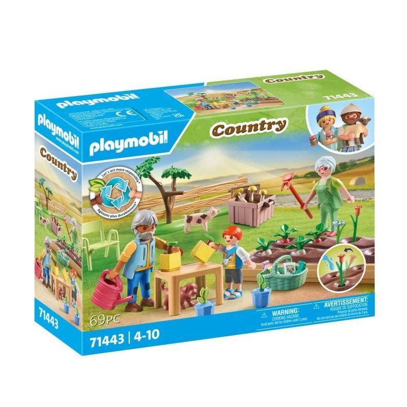 PLAYMOBIL 71443 Grands-parents et potager - Country - Des 4 ans PLAYMOBIL 71443 Grands-parents et potager - Country - Des 4 ans