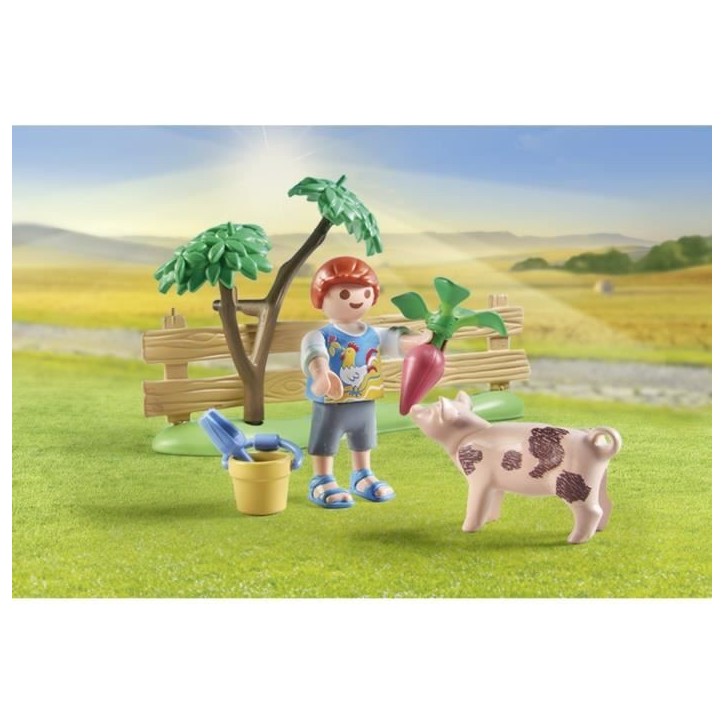 PLAYMOBIL 71443 Grands-parents et potager - Country - Des 4 ans
