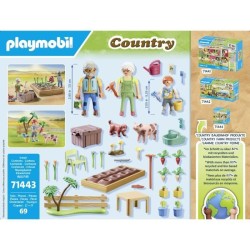 PLAYMOBIL 71443 Grands-parents et potager - Country - Des 4 ans
