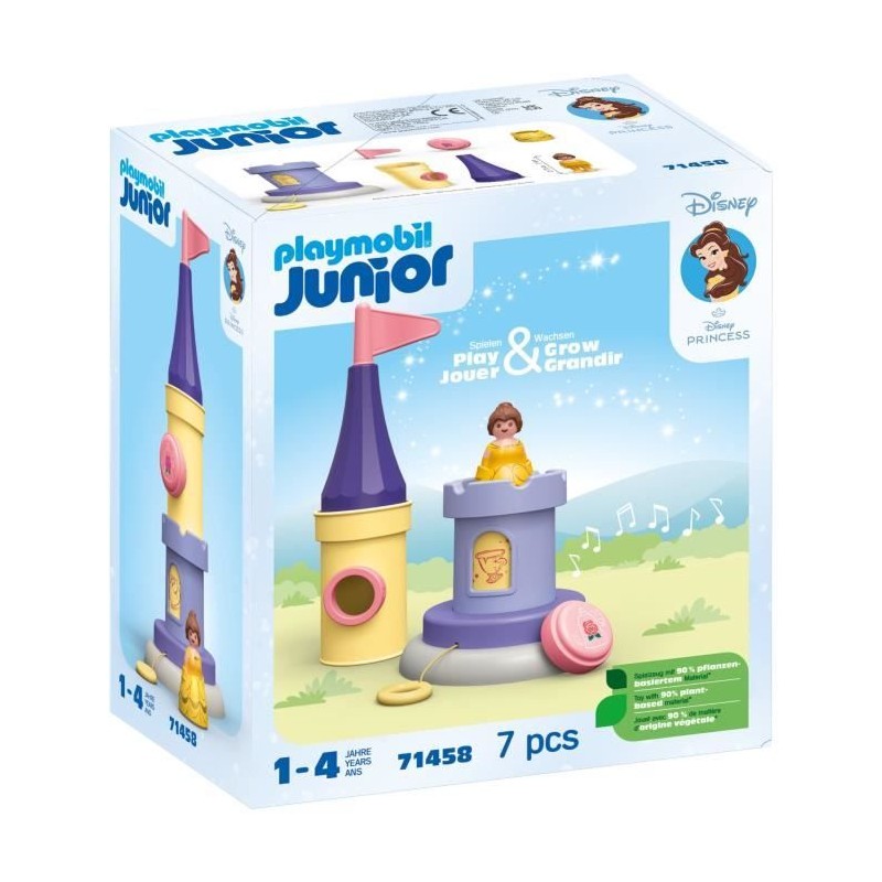 PLAYMOBIL Junior 71458 Belle, Tourelle avec musique, Disney, Des 12 mo PLAYMOBIL Junior 71458 Belle, Tourelle avec musique, Disney, Des 12 mo