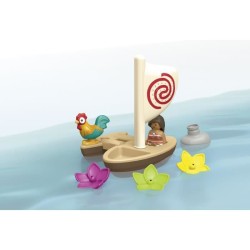 PLAYMOBIL Junior 71459 Vaiana et bateau a voile, Flotte dans l'eau, Jo