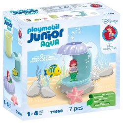 PLAYMOBIL Junior 71460 Ariel avec coquillage de bain, Disney, Jouet po