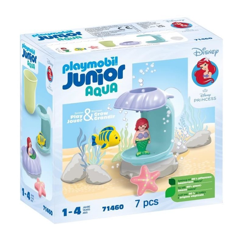 PLAYMOBIL Junior 71460 Ariel avec coquillage de bain, Disney, Jouet po PLAYMOBIL Junior 71460 Ariel avec coquillage de bain, Disney, Jouet po
