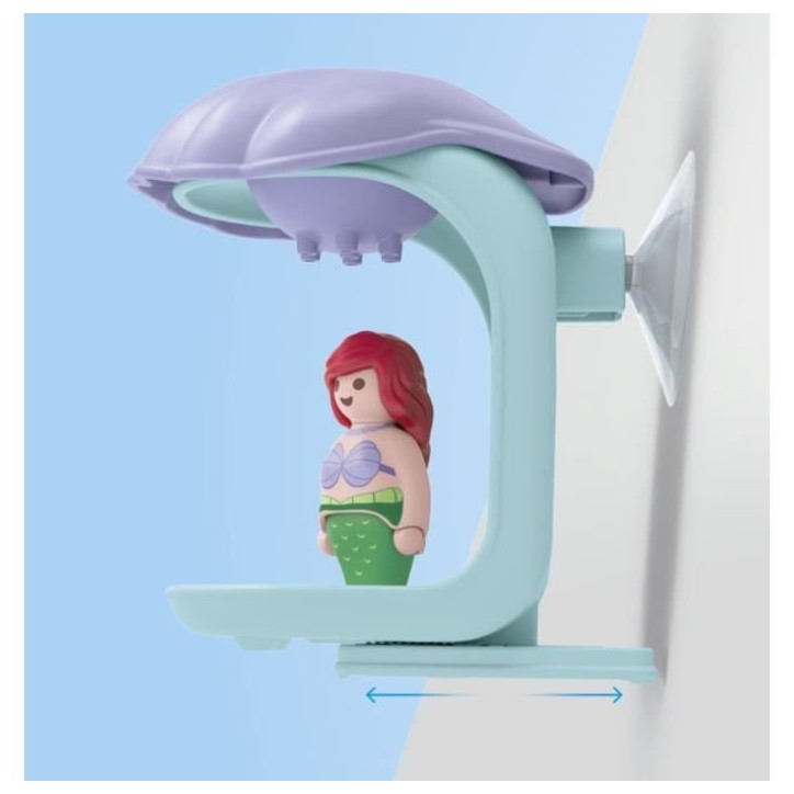 PLAYMOBIL Junior 71460 Ariel avec coquillage de bain, Disney, Jouet pour le bain, Des 12 mois
