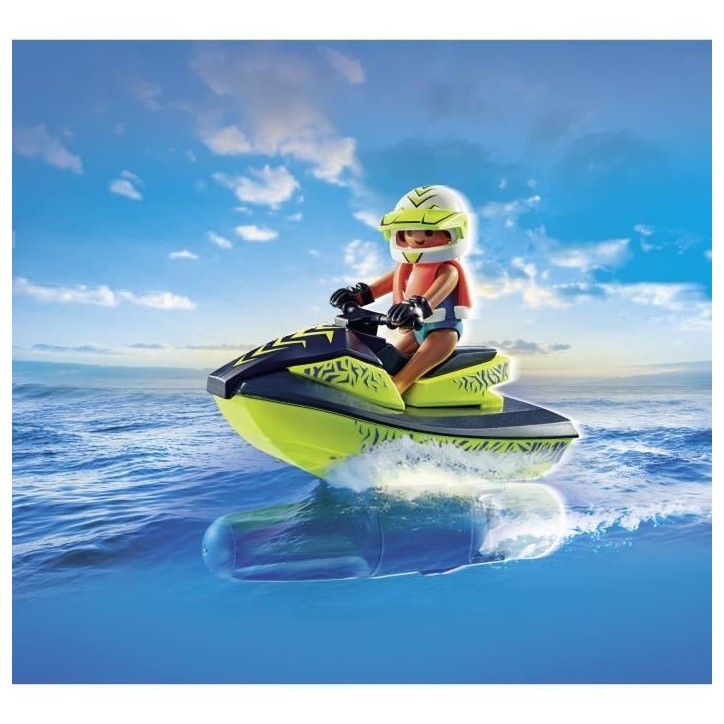PLAYMOBIL 71464 Bateau de pompier et scooter des mers - Action Hereos - Les pompiers - Des 4 ans PLAYMOBIL 71464 Bateau de pompier et scooter des mers - Action Hereos - Les pompiers - Des 4 ans
