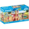 PLAYMOBIL 71475 Charpentier avec tourelle de jeu - My Life - 58 pieces