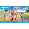 PLAYMOBIL 71475 Charpentier avec tourelle de jeu - My Life - 58 pieces