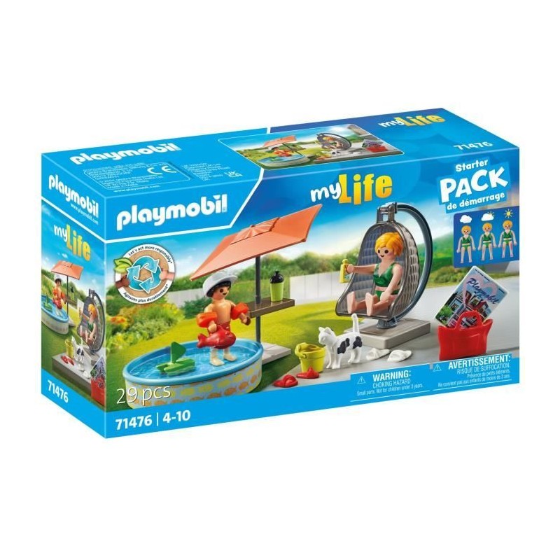 PLAYMOBIL 71476 StarterPack Maman et enfant avec fauteuil suspendu, My PLAYMOBIL 71476 StarterPack Maman et enfant avec fauteuil suspendu, My