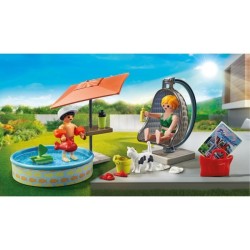 PLAYMOBIL 71476 StarterPack Maman et enfant avec fauteuil suspendu, My