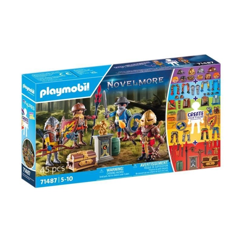 PLAYMOBIL 71487 Chevaliers Novelmore, My Figures, 45 pieces, Des 5 ans PLAYMOBIL 71487 Chevaliers Novelmore, My Figures, 45 pieces, Des 5 ans