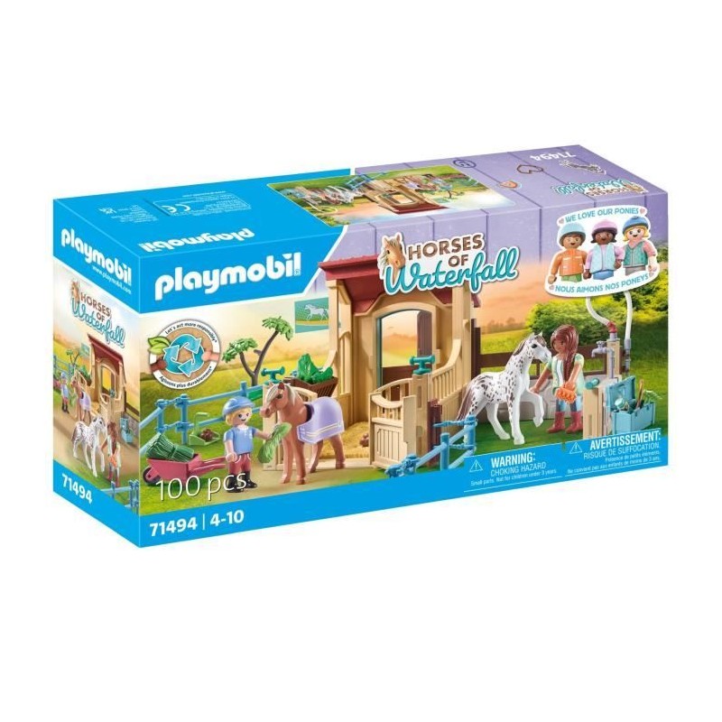 PLAYMOBIL 71494 Cavalieres avec box et poneys - Horses of Waterfall - PLAYMOBIL 71494 Cavalieres avec box et poneys - Horses of Waterfall -