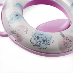 RÉDUCTEUR WC CONFORT AVEC POIGNÉES LILO et STITCH