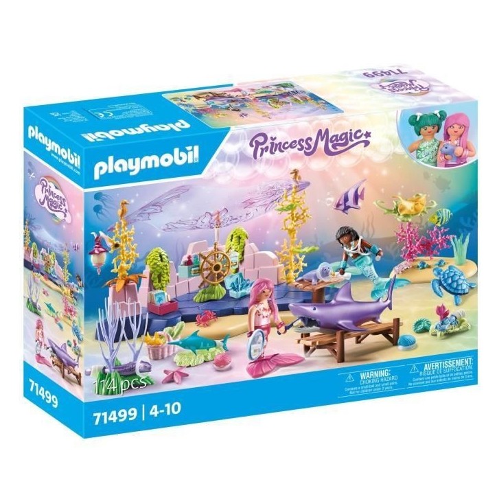 PLAYMOBIL 71499 Centre de soin des sirenes pour animaux PLAYMOBIL 71499 Centre de soin des sirenes pour animaux
