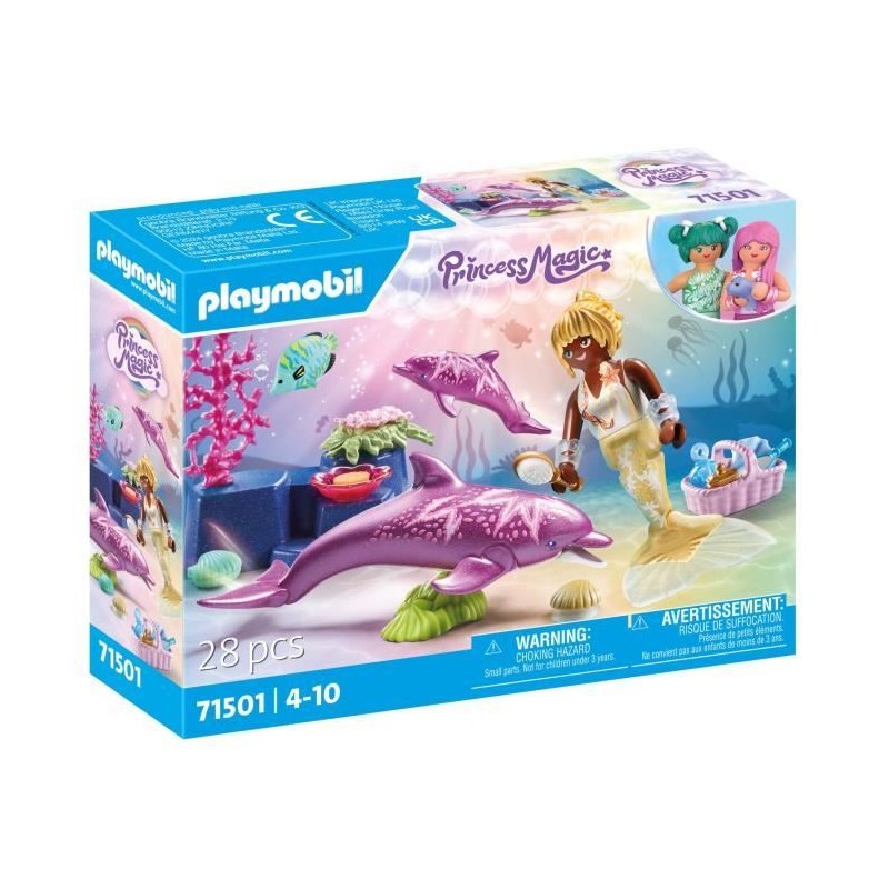 PLAYMOBIL 71501 Sirene avec dauphins PLAYMOBIL 71501 Sirene avec dauphins