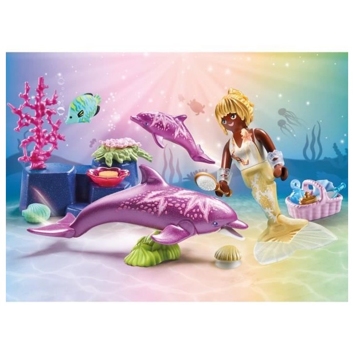 PLAYMOBIL 71501 Sirene avec dauphins PLAYMOBIL 71501 Sirene avec dauphins