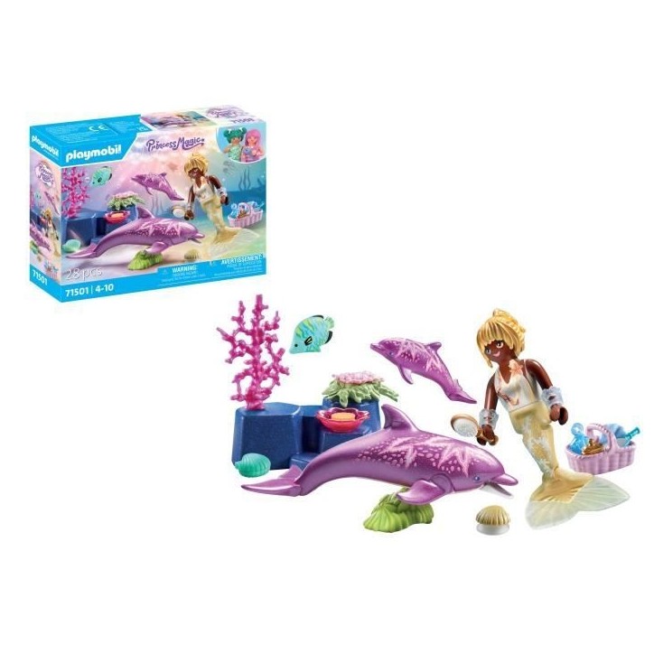 PLAYMOBIL 71501 Sirene avec dauphins PLAYMOBIL 71501 Sirene avec dauphins