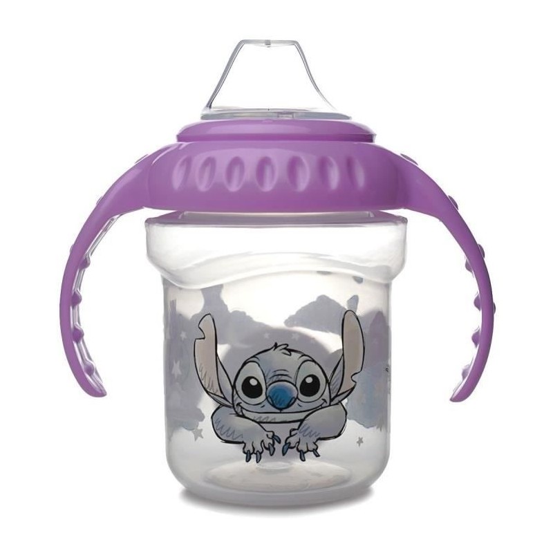 Tasse a poignées - THERMOBABY - 250 ml - Bec silicone - Lilo & Stitch Tasse a poignées - THERMOBABY - 250 ml - Bec silicone - Lilo & Stitch