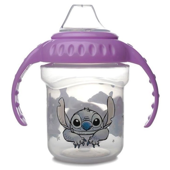 Tasse a poignées - THERMOBABY - 250 ml - Bec silicone - Lilo & Stitch