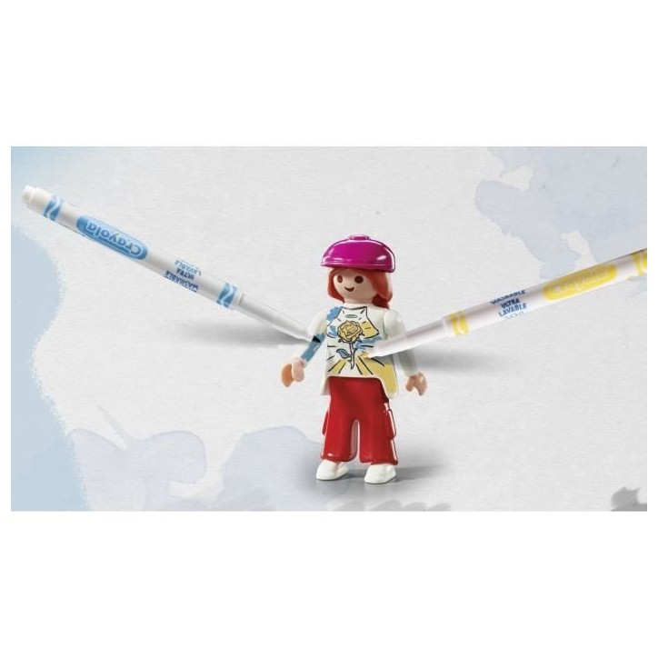 PLAYMOBIL 71515 Skateurs avec rampe, Color, 44 pieces, avec crayons Crayola, Des 6 ans PLAYMOBIL 71515 Skateurs avec rampe, Color, 44 pieces, avec crayons Crayola, Des 6 ans