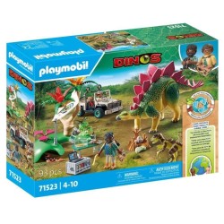 PLAYMOBIL 71523 Campement des explorateurs dinosaures, Dinos, 93 piece