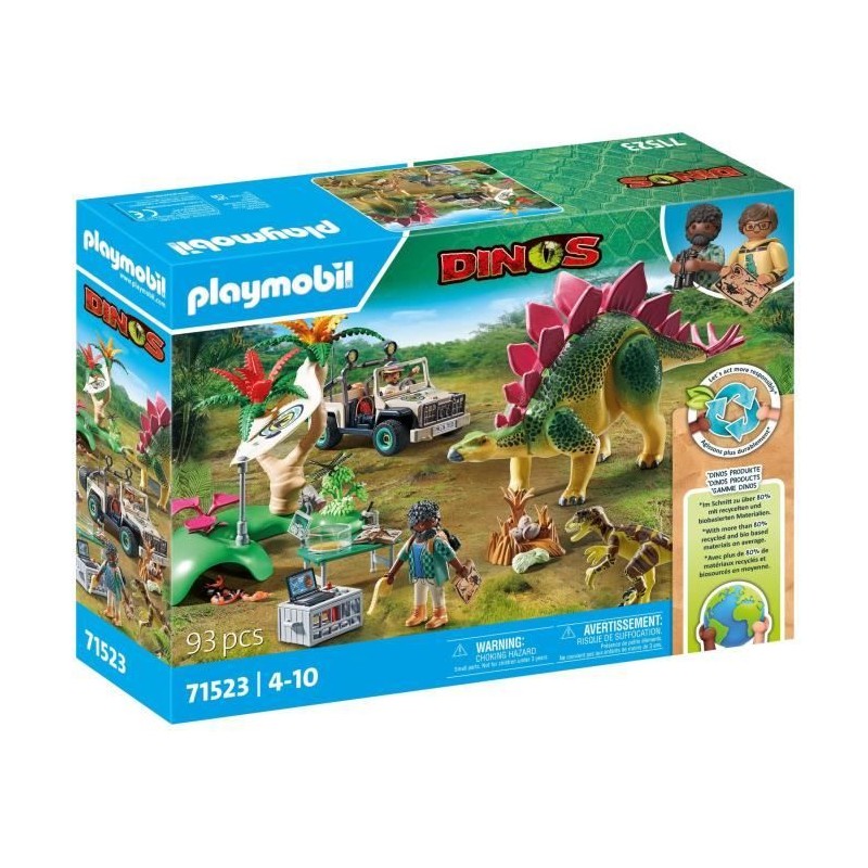 PLAYMOBIL 71523 Campement des explorateurs dinosaures, Dinos, 93 piece PLAYMOBIL 71523 Campement des explorateurs dinosaures, Dinos, 93 piece