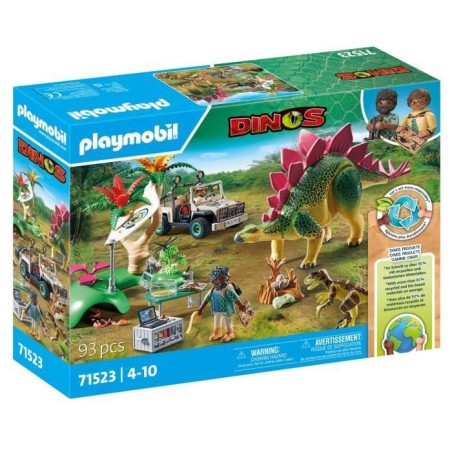 PLAYMOBIL 71523 Campement des explorateurs dinosaures, Dinos, 93 piece