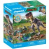 PLAYMOBIL 71524 Explorateur avec moto et tyrannosaure, Dinos, 46 piece
